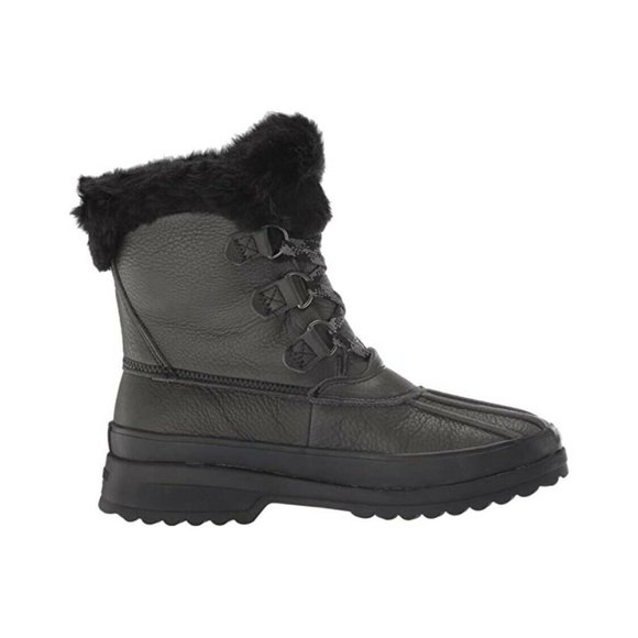 NEW Sperry Maritime Black Leather Winter Snow Boots 7 - Picture 6 of 7